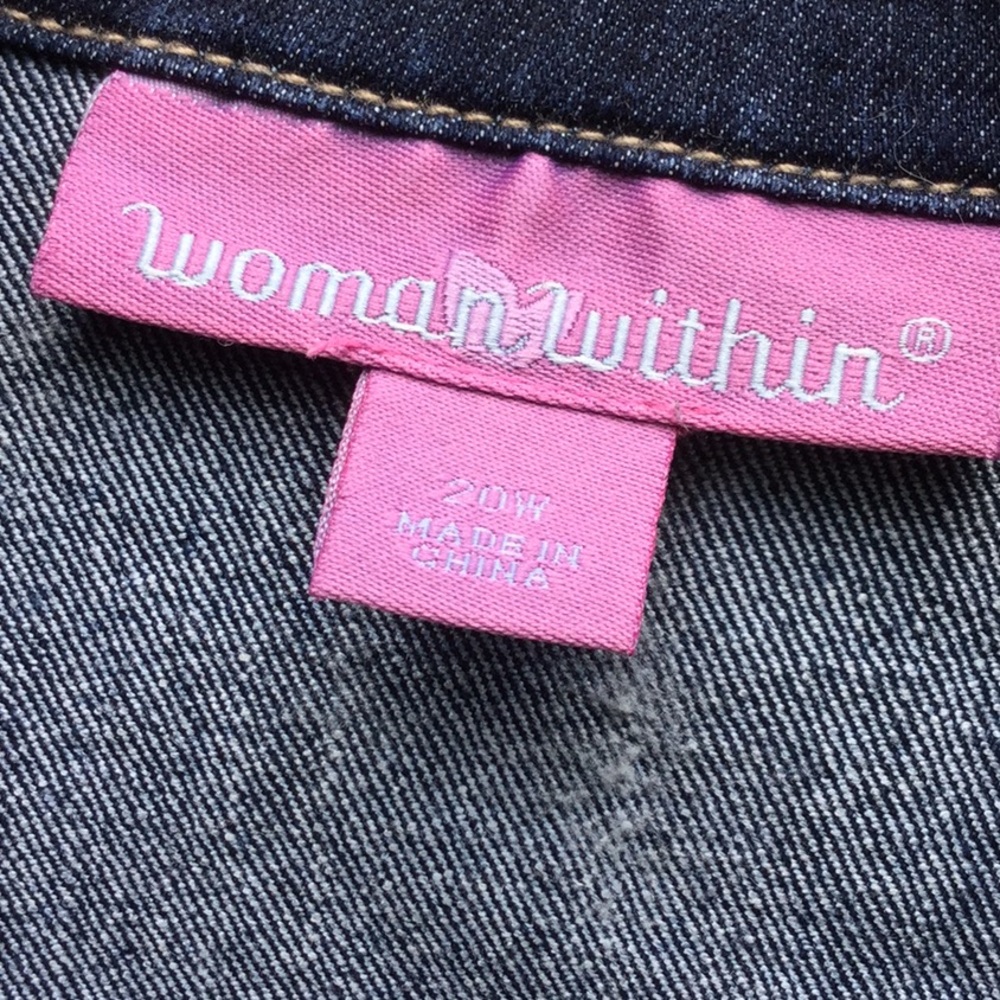 Woman within denim stretch vest travel vacay July bbq party concert cowgirl - Picture 3 of 8
